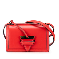 ロエベ バルセロナ ショルダーバッグ レッド レザー レディース LOEWE 【中古】
