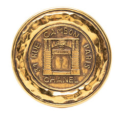 シャネル 31 RUE CAMBON PARIS ブローチ ゴールド メッキ レディース CHANEL 【中古】