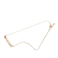 シャネル I LOVE COCO ハート モチーフ パール ネックレス ゴールド メッキ レディース CHANEL 中古