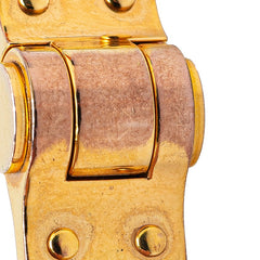 エルメス シャルニエール バングル ゴールド オレンジ メッキ レディース HERMES 【中古】