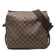 ルイ ヴィトン ダミエ ナヴィグリオ ショルダーバッグ N45255 ブラウン PVC レディース LOUIS VUITTON 【中古】