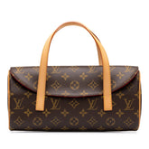 ルイ ヴィトン モノグラム ソナチネ ハンドバッグ M51902 ブラウン PVC レザー レディース LOUIS VUITTON 中古