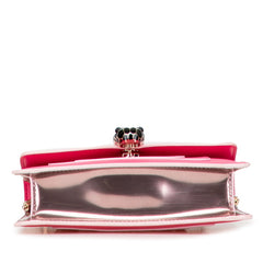 ブルガリ セルペンティ フォーエバー チェーン ショルダーバッグ ピンク レザー レディース BVLGARI 【中古】