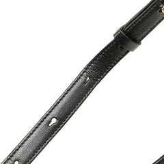 サルヴァトーレフェラガモ ガンチーニ 斜め掛け ショルダーバッグ ブラック レザー レディース Salvatore Ferragamo 【中古】