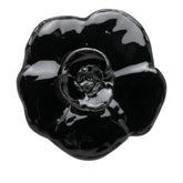 シャネル カメリア リング 指輪 01A シルバー ブラック メタル レディース CHANEL 【中古】