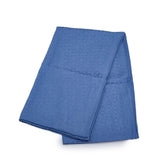 エルメス H柄 ストール ライトブルー カシミヤ ウール シルク レディース HERMES 【中古】