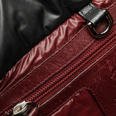 シャネル マトラッセ コココクーン ハンドバッグ トートバッグ ブラック ナイロン レザー レディース CHANEL 【中古】