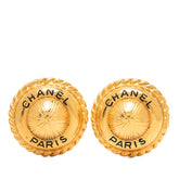 シャネル ヴィンテージ ロゴ イヤリング ゴールド メッキ レディース CHANEL 【中古】