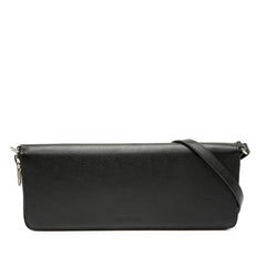 バレンシアガ LEASH CLUTCH ショルダーバッグ 658781 ブラック レザー レディース BALENCIAGA 【中古】