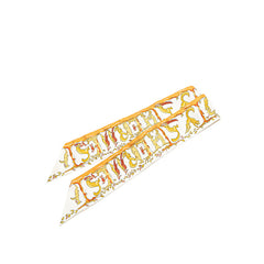 エルメス ツイリー 動物 アニマル モチーフ スカーフ ホワイト オレンジ マルチカラー シルク レディース HERMES 【中古】