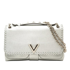 ルイ ヴィトン ヴェリー チェーン ショルダーバッグ M43201 アルジャン シルバー レザー レディース LOUIS VUITTON 中古