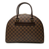 ルイ ヴィトン ダミエ ノリータ ハンドバッグ N41455 ブラウン PVC レザー レディース LOUIS VUITTON 【中古】