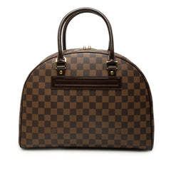 ルイ ヴィトン ダミエ ノリータ ハンドバッグ N41455 ブラウン PVC レザー レディース LOUIS VUITTON 【中古】