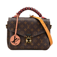 ルイ ヴィトン モノグラム ポシェット メティスMM ハンドバッグ ショルダーバッグ 2WAY M43984 ブラウン マルチカラー PVC レザー レディース LOUIS VUITTON 【中古】
