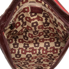 グッチ グッチシマ 斜め掛け ショルダーバッグ 264217 ダークブラウン系 レザー レディース GUCCI 【中古】