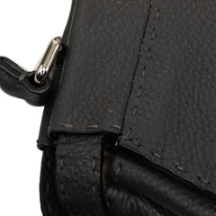 フェンディ セレリア ピーカブー ミディアム ハンドバッグ 8BN226 グレー レザー レディース FENDI 【中古】