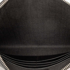 ロエベ アナグラム バイカラー クラッチバッグ セカンドバッグ ブラック レッド レザー レディース LOEWE 【中古】