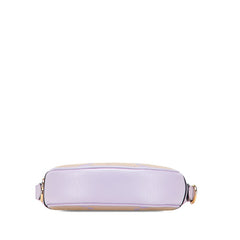 グッチ ジャンボGG GGミニバッグ ハンドバッグ ワンショルダーバッグ 658551 パープル ベージュ キャンバス レザー レディース GUCCI 【中古】