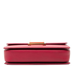 サンローラン クラシック ルル 斜め掛け ショルダーバッグ 318025 レッド レザー レディース SAINT LAURENT 【中古】