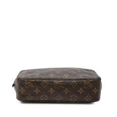 ルイ ヴィトン モノグラム トゥルース トワレット 23 ポーチ コスメポーチ M47524 ブラウン PVC レザー レディース LOUIS VUITTON 【中古】