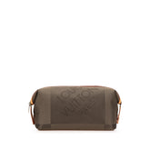 ルイ ヴィトン ダミエ ジェアン トゥルース アルバトロス ポーチ M93089 テール カーキ キャンバス レザー レディース LOUIS VUITTON 中古