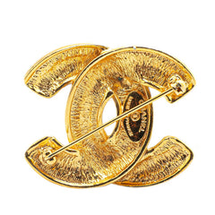 シャネル ココマーク マトラッセ ブローチ ゴールド メッキ レディース CHANEL 【中古】