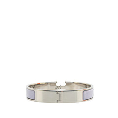 エルメス クリックH PM ブレスレット シルバー パープル メタル レディース HERMES 【中古】