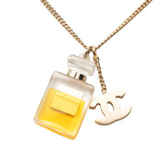 シャネル ココマーク No.5 パフュームボトル チェーン ペンダント ネックレス 04A刻印 ゴールド プラスチック メッキ レディース CHANEL 【中古】