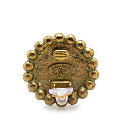 シャネル ヴィンテージ ココマーク ラウンド イヤリング ゴールド メッキ レディース CHANEL 【中古】