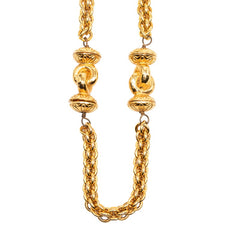 シャネル ヴィンテージ チェーン ネックレス ゴールド メッキ レディース CHANEL 【中古】
