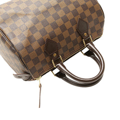 ルイ ヴィトン ダミエ スピーディ25 ハンドバッグ N41532 ブラウン PVC レザー レディース LOUIS VUITTON 【中古】