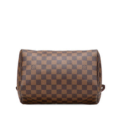 ルイ ヴィトン ダミエ スピーディ25 ハンドバッグ N41532 ブラウン PVC レザー レディース LOUIS VUITTON 【中古】