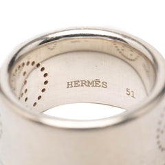 エルメス エクリプス リュバン リング 指輪 #51 SV925 シルバー レディース HERMES 【中古】