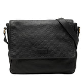 グッチ グッチシマ 斜め掛け ショルダーバッグ 223665 ブラック レザー レディース GUCCI 【中古】