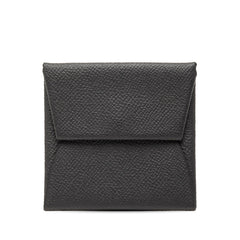 エルメス バスティア コインケース ブラック ヴォーエプソン レディース HERMES 【中古】