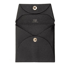 エルメス バスティア コインケース ブラック ヴォーエプソン レディース HERMES 【中古】