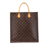ルイ ヴィトン モノグラム サックプラ ハンドバッグ トートバッグ M51140 ブラウン PVC レザー レディース LOUIS VUITTON 【中古】