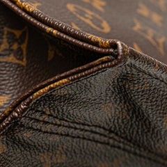 ルイ ヴィトン モノグラム サックプラ ハンドバッグ トートバッグ M51140 ブラウン PVC レザー レディース LOUIS VUITTON 中古