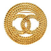 シャネル ココマーク ヴィンテージ ブローチ ゴールド メッキ レディース CHANEL 【中古】