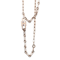エルメス アルファケリー ネックレス チェーン ネックレス SV925 シルバー レディース HERMES 【中古】