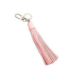 ルイ ヴィトン タッセル バッグチャーム キーホルダー MP1770 ピンク シルバー レザー メタル レディース LOUIS VUITTON 【中古】