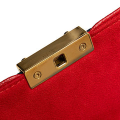 ルイ ヴィトン モノグラム アンプラント サンシュルピス チェーン ショルダーバッグ M43394 マリーヌルージュ ネイビー レザー レディース LOUIS VUITTON 【中古】