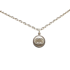 グッチ インターロッキングG ネックレス SV925 シルバー レディース GUCCI 【中古】
