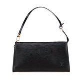 ルイ ヴィトン エピ ポシェット アクセソワール アクセサリーポーチ ハンドバッグ M52942 ノワール ブラック レザー レディース LOUIS VUITTON 【中古】