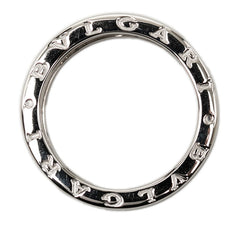 ブルガリ ビーゼロワン 3バンド リング 指輪 #60 K18WG ホワイトゴールド Au750 レディース BVLGARI 【中古】