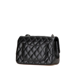 シャネル ココマーク ミニマトラッセ20 チェーン ショルダーバッグ ブラック ラムスキン レディース CHANEL 【中古】