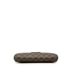 ルイ ヴィトン ダミエ エヴァ チェーン ハンドバッグ ショルダーバッグ 2WAY N55213 ブラウン PVC レザー レディース LOUIS VUITTON 【中古】