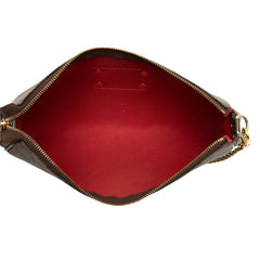 ルイ ヴィトン ダミエ エヴァ チェーン ハンドバッグ ショルダーバッグ 2WAY N55213 ブラウン PVC レザー レディース LOUIS VUITTON 【中古】