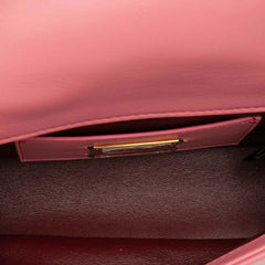 ブルガリ セルペンティ フォーエバー カボション チェーンハンドバッグ ショルダーバッグ 2WAY ピンク系 レザー レディース BVLGARI 【中古】