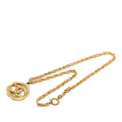 シャネル ココマーク ネックレス ゴールド メッキ レディース CHANEL 【中古】